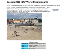 Tablet Screenshot of cascaisworlds2007.com